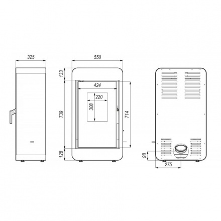 Печь-камин DEFRO HOME PICO