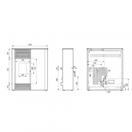 Пеллетный печь-камин DEFRO HOME SLIMPELL