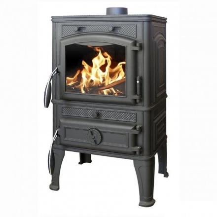 Печь-камин Guca LAVA с плитой из чугуна