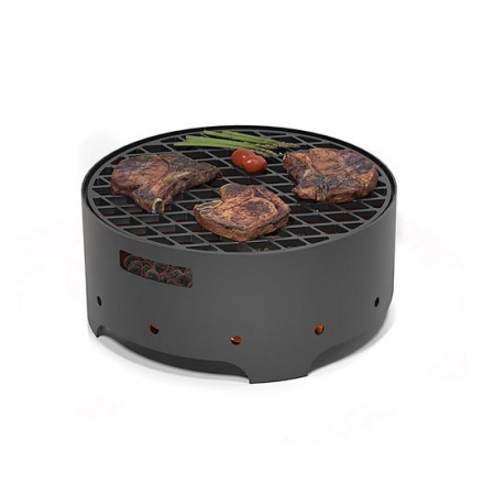 Мангал Везувий "Дачник" с чугунной решеткой Стейк 450 мм