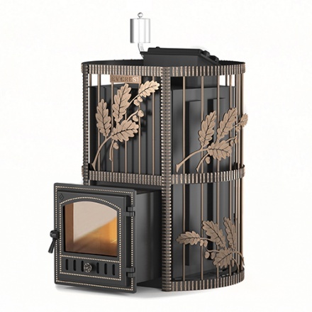 Печь для бани Везувий Эверест Inox 20 (280) Ковка