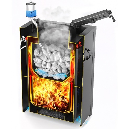 Печь для бани Везувий Эверест Inox 20 (281)