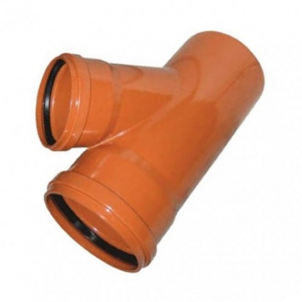 Тройник Ostendorf наружный ПВХ 110/110/45