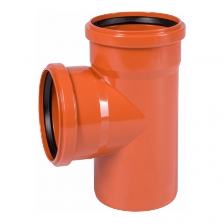 Тройник Ostendorf наружный ПВХ 110/110/90