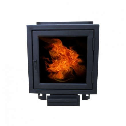 Печь банная ComfortProm РЕТРО ПРЕМИУМ ЧУГУН панорама 26 м3