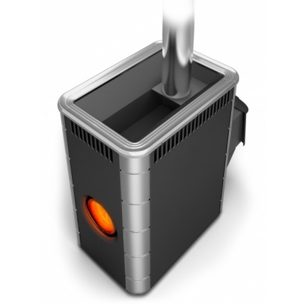 Печь для бани Термофор Аврора Inox ДА Иллюминатор антрацит НВ