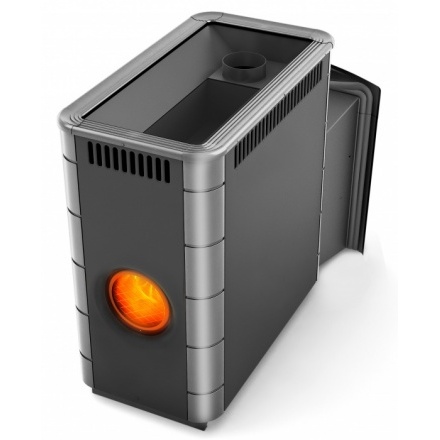 Печь для бани Термофор Аврора XXL Inox Витра Иллюминатор антрацит НВ