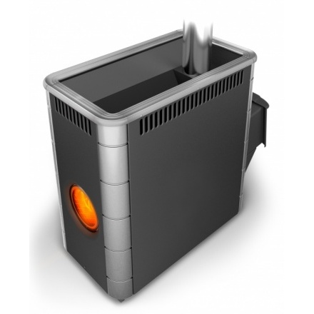 Печь для бани Термофор Аврора XXL Inox ДА Иллюминатор антрацит НВ