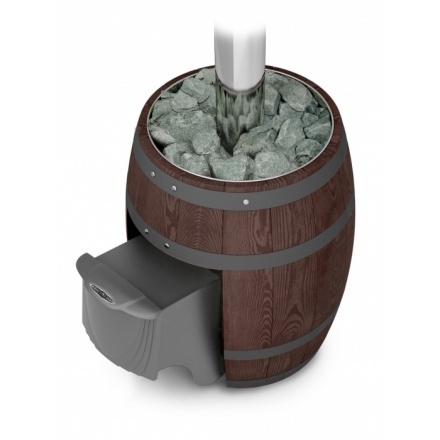 Печь для бани Термофор Вариата Carbon ДА Баррель палисандр