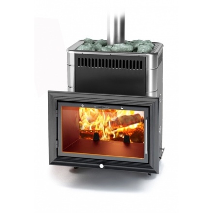Печь для бани Термофор Витрувия II Carbon БСЭ ТО антрацит НВ