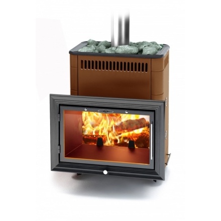 Печь для бани Термофор Витрувия II Inox БСЭ ТО терракота