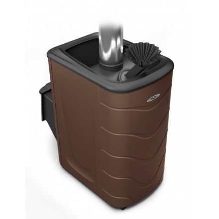 Печь для бани Термофор Гейзер 2014 Inox ДА ЗК шоколад