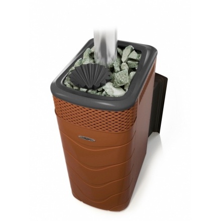 Печь для бани Термофор Гейзер XXL 2017 Inox Витра ЗК терракота