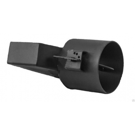 Переходник с шибером (горизонт) для КВО "Сибирь"  10-15-20 кВт