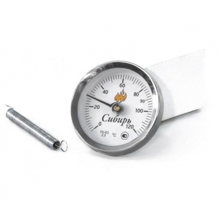Термометр биметаллический ТБП -63 (0-120С ) "Сибирь"