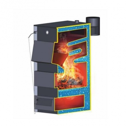 Котёл отопительный стальной "SUNFIRE" кво 75Т