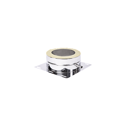 Сборник конденсата двустенный на пластине из нерж. ст. 304-430 0,5-0,5 мм утепл. 50 мм