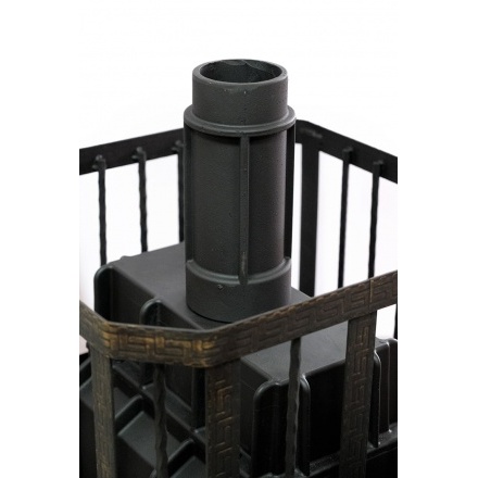 Труба дымоходная стартовая чугунная L-500 мм, d-130 мм