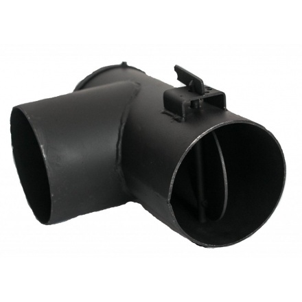 Переходник Сибирь печной с шибером круглый