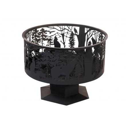 Очаг Сибирь Природа на подставке