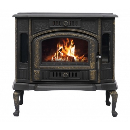 Печь-камин Сибирь 10 чугунная