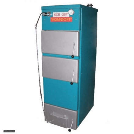 Твердотопливный котел Метромаш Комфорт КСВ-25Т