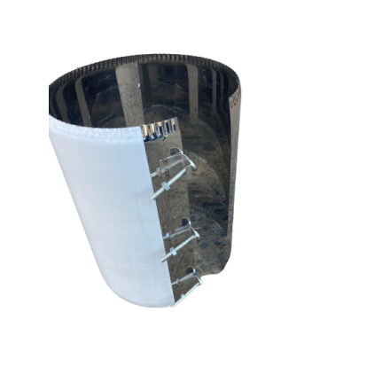 Хомут стяжной усиленный, нерж. ст. 430