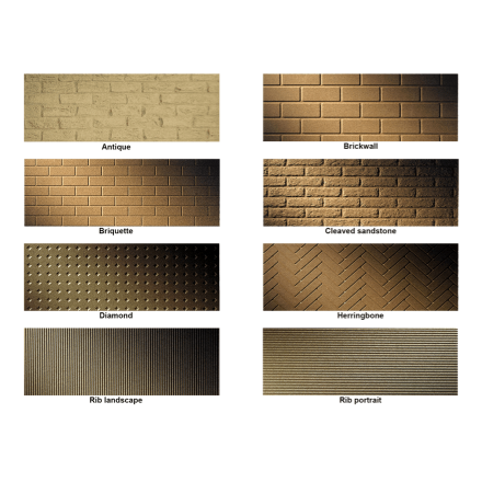 Плита SkamoStove Board Decor 1000x610x25 мм колотый песчаник