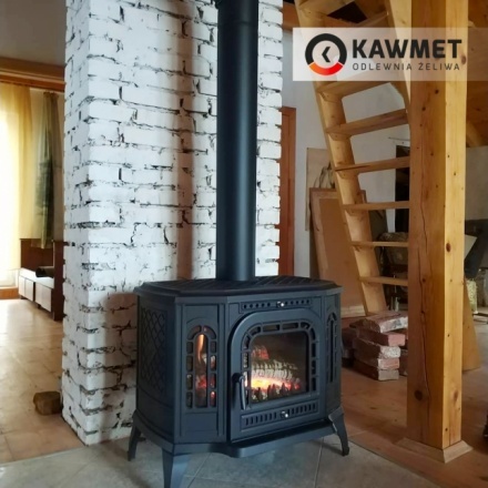 Печь-камин Kawmet P7 LB (10.5 кВт) EKO левая загрузка