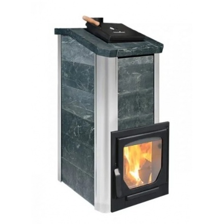 Печь для бани Варвара Терма Сказка облицовка талькохлорит укор. топка