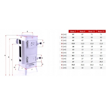 Печь HIGHER Шамот 1