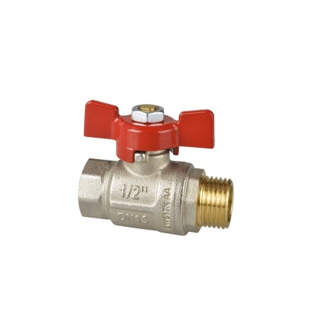 Кран шаровой ICMA 351 1" В-Н бабочка