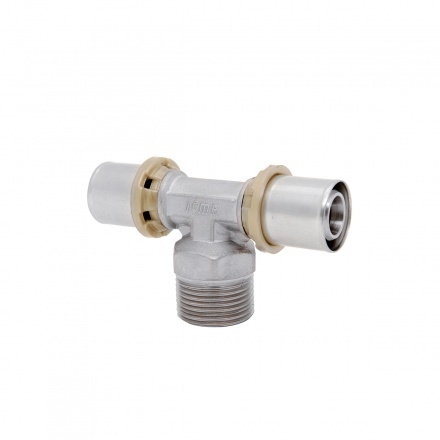 Пресс-фитинг тройник ICMA 16х2 НР