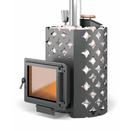 Печь для бани ЭТНА 18 (Панорама) ЗК