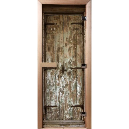 Дверь для сауны Doorwood с фотопечатью A028 1900x700