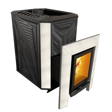 Банная печь Пегас 26 со стеклом конвекция