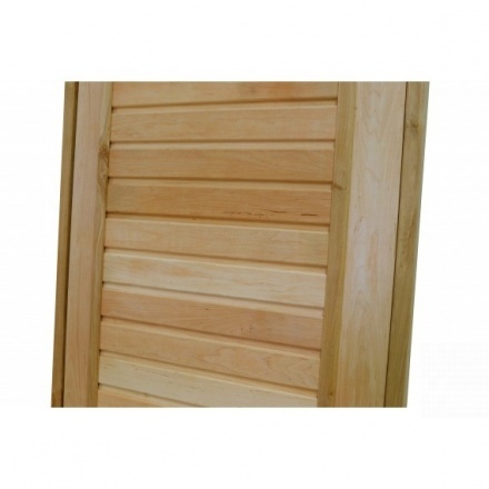 Дверь для бани ComfortProm 800x1900 ольха деревянная глухая с фольгой