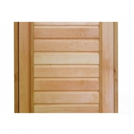 Дверь для бани ComfortProm 700x1800 ольха деревянная глухая с фольгой
