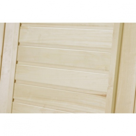 Дверь для бани ComfortProm 700x1800 осина деревянная глухая с фольгой