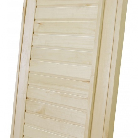 Дверь для бани ComfortProm 800x1900 осина деревянная глухая с фольгой