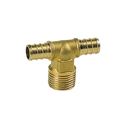 Тройник НР Giacomini 3/4"x1/2"Mx3/4"