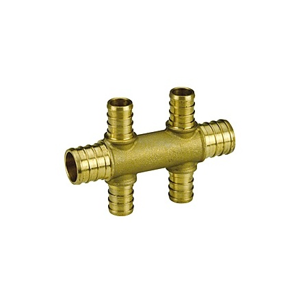 Коллектор Giacomini GZ152-4 (3/4"x1/2"x1/2"x1/2"x1/2"x3/4")