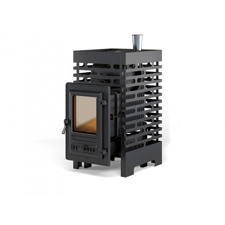 Печь для бани ASTON Шторм со стеклянной дверцей