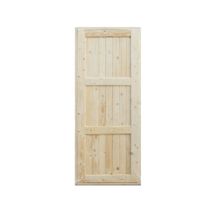 Дверь деревянная глухая ДГ эконом 2070x770 мм