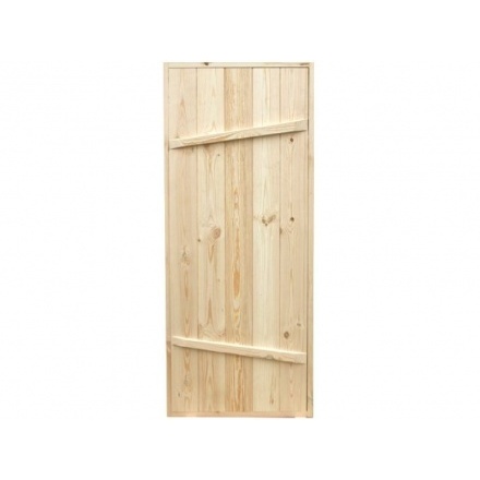 Дверь банная на клиньях, Сосна, АВ (ДБ хв 18х8у) 1700x700 мм