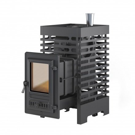 Печь для бани ASTON Шторм Long со стеклянной дверцей