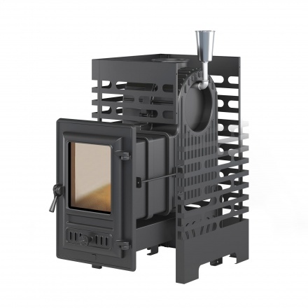 Печь для бани ASTON Шторм Long со стеклянной дверцей