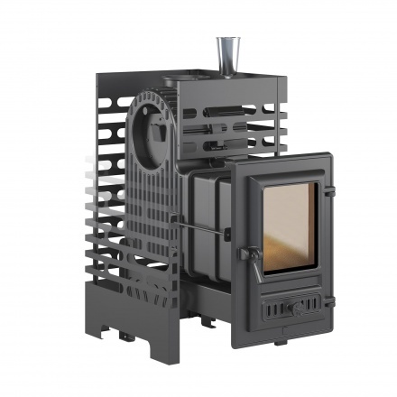 Печь для бани ASTON Шторм Long со стеклянной дверцей