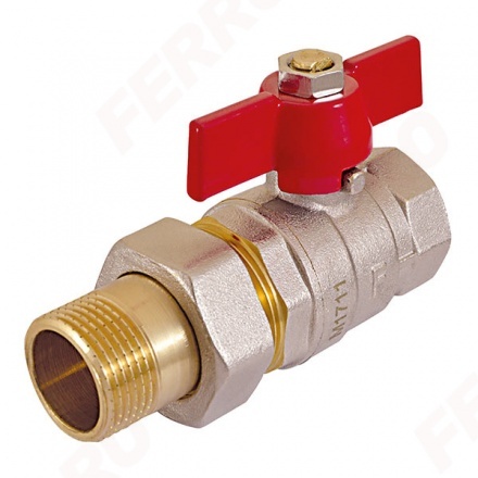 Шаровой кран Ferro NORMAL 25 бар с муфтой нр-вр3/4 KS2