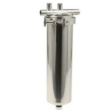 Магистральный фильтр Гейзер 1Л (ЭФМ) 1/2" из нержавеющей стали